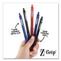 Pens | Zebra 20620 Z-Grip Medium 1 mm Recycled Retractable Ballpoint Pen - Blue Ink/Blue Barrel (1-Dozen) image number 2