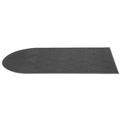 Floor Mats | Guardian EGDSF030604 EcoGuard 36 in. x 72 in. Diamond Single Fan Floor Mat - Charcoal image number 3