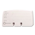 Flash Cards | Rolodex 67553 2.25 in. x 4 in. Petite Refill Cards - White (100/Pack) image number 1