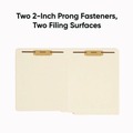 File Folders | Smead 34115 End Tab 11-pt Manila 2-Fastener Folders with Reinforced Straight Tabs - Letter Size/Manila Exterior (50/Box) image number 5