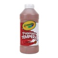 Acrylic & Tempera Paint | Crayola 54-1216-007 16 oz Premier Tempera Paint - Brown image number 0