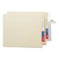 Dividers & Tabs | Smead 67608 8 in. x 1.69 in. Seal and View File Folder Label Protector - Clear Laminate (100/Pack) image number 2