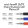 Pencils | uni-ball 70126 207 0.7 mm Mechanical Pencil - Black Lead/Black Barrel (1-Dozen) image number 3