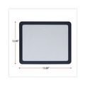 White Boards | Universal UNV08165 Recycled 15.88 in. x 12.88 in. Cubicle Dry Erase Board - Charcoal image number 3