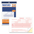 Notebooks & Pads | Rediform 6K681 7.88 in. x 5.5 in. Two-Part Carbonless Driver's Daily Log Book with Daily Record and Hours Summary image number 2