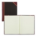 Just Launched | National 56211 Texthide 10.38 in. x 8.38 in. Sheets Eye-Ease Record Book - Black/Burgundy/Gold image number 1
