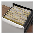 File Folders | Universal UNV18101 0.75 in. Expansion 1/3-Cut Tabs Assorted Letter Size Top Tab File Folders - Gray (100/Box) image number 3