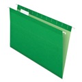 File Folders | Pendaflex 04153 1/5 BGR 1/5-Cut Tabs Colored Reinforced Hanging Legal Folders - Bright Green (25/Box) image number 0