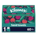 Paper Towels and Napkins | Kleenex 38586 8 in. x 9.1 in. 1-Ply Everyday Hand Towels - White (60/Box) image number 2