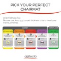 Office Chair Mats | Alera CM2E232ALEPL 45 x 53 All Day Use Non-Studded Chair Mat for Hard Floors - Clear image number 9