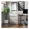 Office Filing Cabinets & Shelves | Alera 25490 36 in. x 18.63 in. x 40.25 in. 3 Legal/Letter/A4/A5 Size Lateral File Drawers - Light Gray image number 1