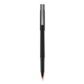 Pens | uni-ball 60152 0.5 mm Stick Roller Ball Pen - Red Ink/Black/Red Barrel/Extra-Fine (1-Dozen) image number 1