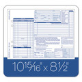 Retail Store Supplies | TOPS 3869 11 x 8.5 Auto Repair Four-Part Carbonless Order Form (50/Pack) image number 1