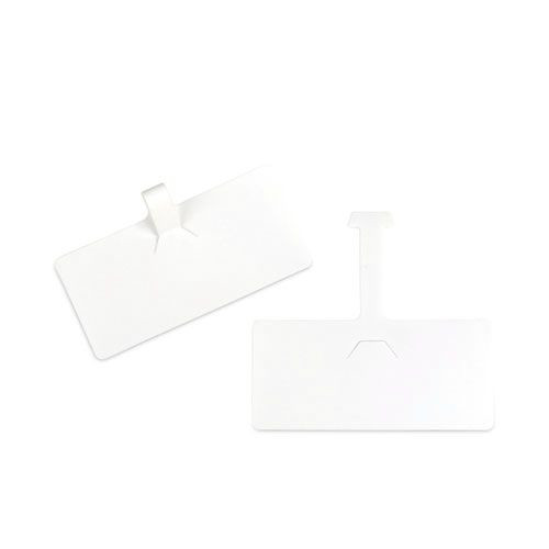 Labels | C-Line 87411 3.5 in. x 1.5 in. Side Load Wire Rack Shelf Tag - White (10/Pack) image number 0