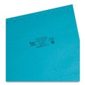 File Folders | Smead 64074 Letter Size 1/5-Cut Tabs Colored Hanging File Folders - Teal (25/Box) image number 3