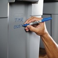 Permanent Markers | Sharpie 32003 Extra-Fine/Fine Bullet Tip Permanent Marker - Blue (1-Dozen) image number 3