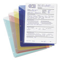 Sheet Protectors | Smead 89506 Organized Up 2-Section Poly Slash Jackets - Letter Size/Clear (5/Pack) image number 4