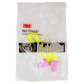 Safety & First Aid | 3M P2001 No-Touch 29 dB NRR Corded Push-to-Fit Single-Use Earplugs - Purple/Yellow (100/Box) image number 3