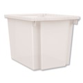 Boxes & Bins | HON HFMBIN12 Flagship 12.75 in. x 16 in. x 12 in. 1 Section Storage Bins - Translucent White image number 0