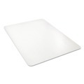 Office Chair Mats | Deflecto CM11242PC 45 x 53 All Day Use Rectangle Chair Mat - Clear image number 1