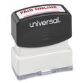 Just Launched | Universal UNV10156 Pre-Inked Paid Online Message Stamp - Red Ink image number 0