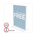 Office Presentation Supplies | Deflecto 69201 Classic Image 8.5 in. x 11 in. Insert Double-Sided Sign Holder - Clear image number 6