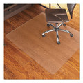 Office Chair Mats | ES Robbins 131826 46 x 60 EverLife Light Use Rectangular Chair Mat for Hard Floors - Clear image number 0