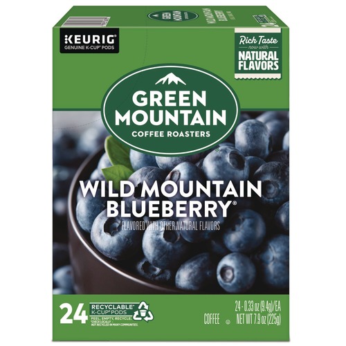 Coffee | Green Mountain Coffee 5000366902 Fair Trade Coffee K-Cups - Wild Mountain Blueberry (24/Box) image number 0