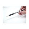Pens | Zebra 27110 F-301 Fine 0.7 millimeter Retractable Ballpoint Pen - Black Ink/Stainless Steel/Black Barrel (1-Dozen) image number 3