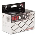 Cleaning & Janitorial Supplies | Read Right RR1233 6.88 x 5 KeyWipes Keyboard Wet Wipes - Unscented (18/Box) image number 0