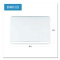 White Boards | MasterVision MVI030205 36 in. x 24 in. Gold Ultra Magnetic Dry Erase Boards - White Surface, White Aluminum Frame image number 4