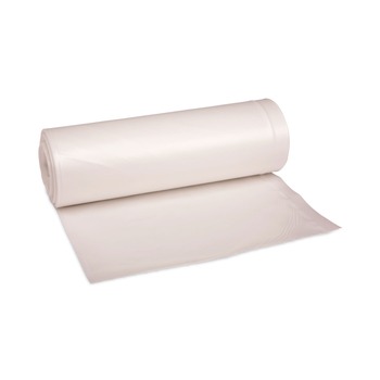 Boardwalk V8046ENKR01 40 in. x 46 in. 45 gal. 19 mic High-Density Can Liners - Natural (150/Carton)