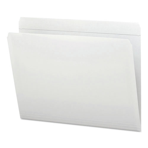 File Folders | Smead 12810 0.75 in. Expansion Reinforced Top Tab Colored File Folders - Letter Size/White (100/Box) image number 0