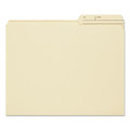 File Folders | Smead 10388 0.75 in. Expansion 2/5-Cut Printed Tab Reinforced Guide Height File Folders - Letter Size/Manila (100/Box) image number 1