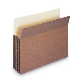 Smead 73224 3.5 in. Expansion Drop Front File Pockets - Letter Size/Redrope (25/Box)