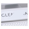 White Boards | Quartet GDP186 18 in. x 6 in. Glass Dry Erase Desktop Computer Pad - White Surface image number 6
