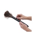  | Boardwalk BWK914FD 9 in. to 14 in. Retractable Plastic Handle Feather Duster - Black image number 2