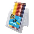Back to School Sale | Prismacolor 92805 Scholar 3 mm 2B Colored Pencil Set - Assorted Lead and Barrel Colors (24/Set) image number 0