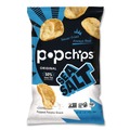 Snacks | popchips SMC71100 0.8 oz Bag Potato Chips - Sea Salt Flavor (24/Carton) image number 1
