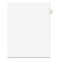 Dividers & Tabs | Avery 11913 11 x 8.5 Avery Style Preprinted Legal Exhibit Side 10-Tab Index Dividers - White (25/Pack) image number 0