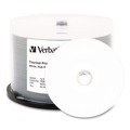 Office Electronics & Batteries | Verbatim 94755 700 MB/80 min 52x Spindle CD-R DataLifePlus Printable Recordable Disc - White (50/Pack) image number 1