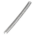Binding Spines & Combs | Fellowes Mfg Co. 52539 0.25 in. Diameter 35 Sheet Capacity Wire Bindings - Black (25/Pack) image number 0