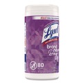 Hand Wipes | LYSOL Brand 19200-56264 Disinfecting Wipes, 1-Ply, 7 x 7.25, Lavender and Cotton Blossom, White, 80 Wipes/Canister image number 3