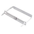 Staples | ACCO A7012992K 2.75 in. Center to Center Standard 2-Piece 2-Prong Paper Fastener Base and Compressor Sets - Silver (50/Box) image number 1