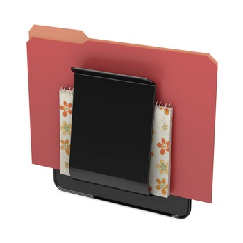 Deflecto 65504H Stand Tall 9.25 in. x 10.63 in. Legal/Letter/Oversized Wall File - Black