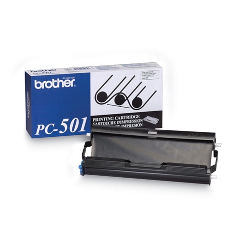 Just Launched | Brother PC501 150 Page-Yield Thermal Transfer Print Cartridge - Black image number 0