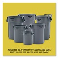 Trash & Waste Bins | Rubbermaid Commercial FG263273BLUE Brute 32 Gallon Polyethylene Recycling Container - Blue image number 8