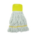  | Boardwalk BWK501WH 5 in. Headband Cotton/Synthetic Super Loop Wet Mop Head - Small, White (12/Carton) image number 1