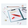 Highlighters | Avery 24050 HI-LITER Desk-Style Chisel Tip Highlighters - Fluorescent Orange Ink/Black Barrel (1-Dozen) image number 6