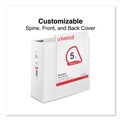 Binders | Universal UNV20997 5 in. Capacity 11 in. x 8.5 in. 3-Slant-Ring View Binder - White image number 8